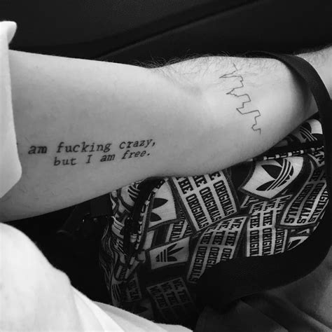 Tattoo Quotes Yeah Crazy Tattoos Instagram Posts Tattoo Ideas