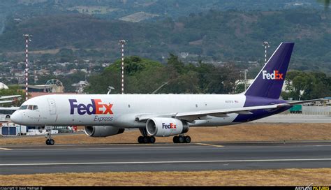 N971fd Fedex Federal Express Boeing 757 200 At San Jose Juan