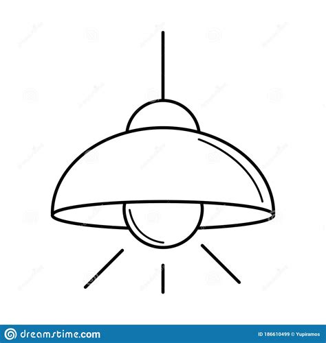 Line Drawing Light Ceiling Stock Illustrations 2439 Line Drawing