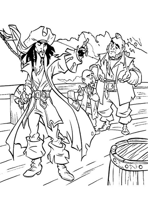 Pirates Caribbean Coloring Pages Coloring Pages