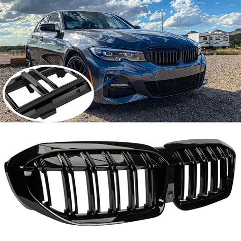 Fit Bmw 3 Series G20 330i Xdrive 2019 2020 Front Bumper Grille Grill