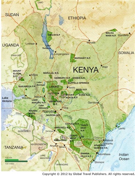 The country is bordered by ethiopia, sudan, uganda, tanzania and somalia and it overlooks the indian ocean. 12 Day Classic Kenya Flying Safari Best African Safari