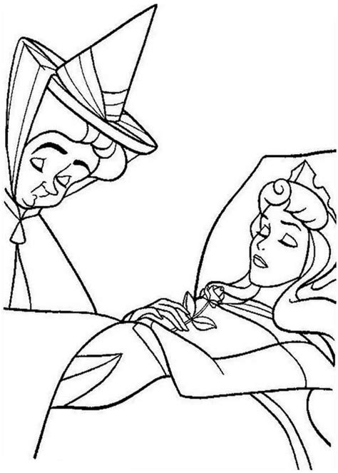Pin On Sleeping Beauty Coloring Page