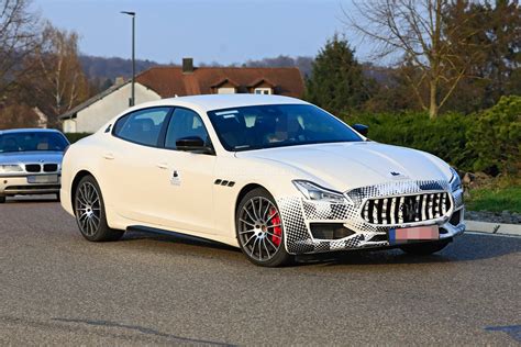 2021 Maserati Quattroporte Facelift Spied Prototype Features Fca