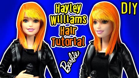 Hayley Williams Hair Tutorial For Barbie Doll Diy Barbie Haircut