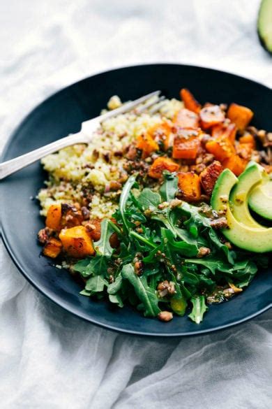 Simple and healthy but fabulous ottolenghi cous cous recipe from the first ottolenghi cookbook. Roasted Butternut Squash Couscous Bowls | Chelsea's Messy ...