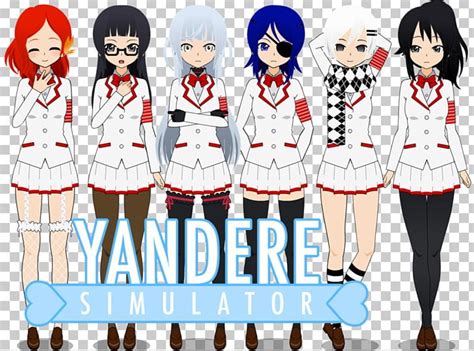 School Uniform Yandere Simulator Student Council Png Clipart Anime