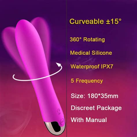 Female Masturbator Vibrators Rotating Multi Speed Waterproof G Spot Av Wand Magic Wand Vibrators