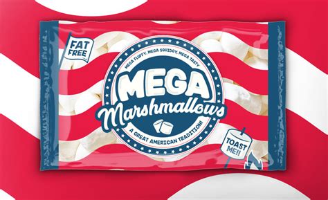Mega Marshmallows Brand Brings American Nostalgia To Packaging 2019