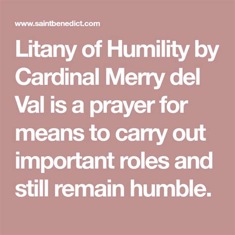 Litany Of Humility Litany Of Humility Humility Prayers