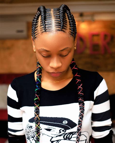 Pin By Emma Love On Box Braids Feed In Braids Hairstyles Stitch