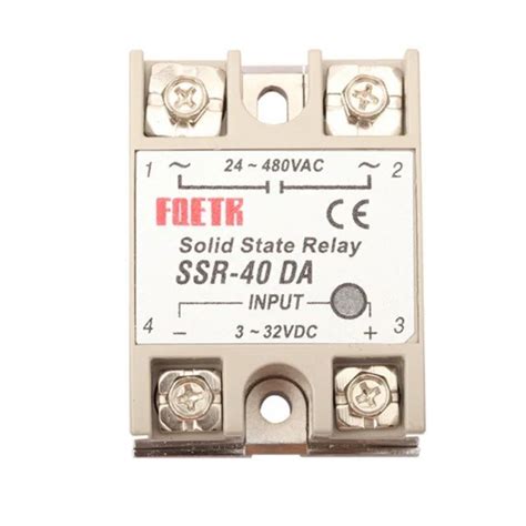 Solid State Relay Module Ssr 40da 40a 3 32v Dc 24 480v