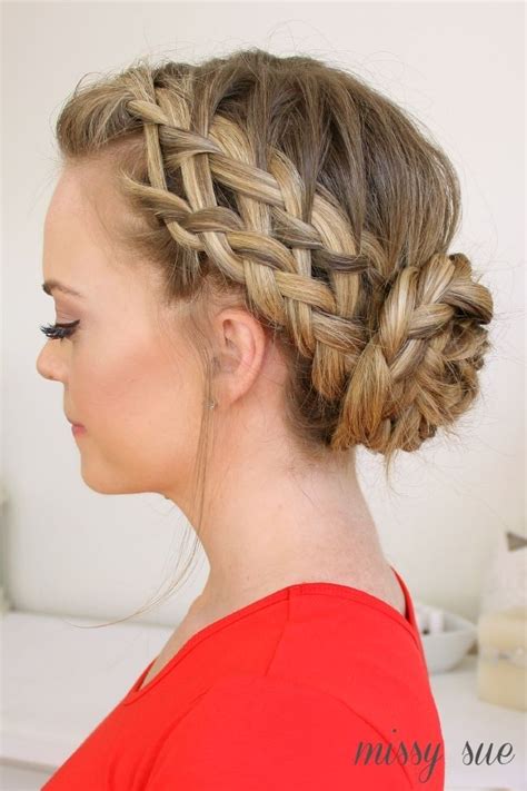 20 pretty braided updo hairstyles pop haircuts