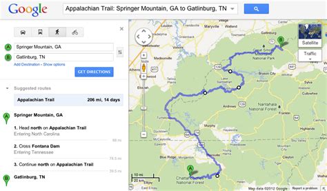 Virginia Appalachian Trail Map Detailed