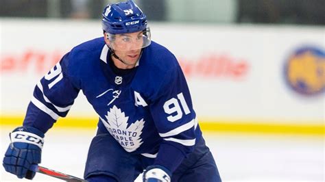 Maple leafs captain john tavares, who suffered a broken finger on oct. John Tavares scores twice as Leafs down Sens 4-1 in pre ...