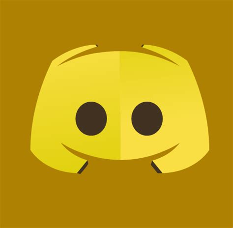 Yellow Discord Icon Free Icons Library