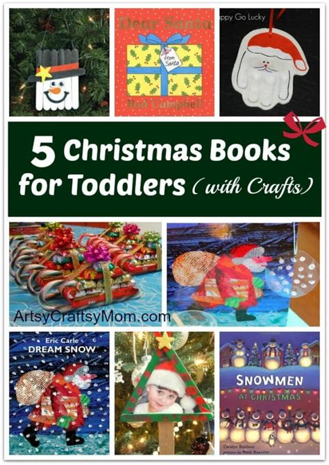 5 Christmas Books For Toddlers With Crafts Artsy Craftsy Mom