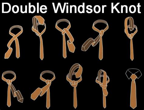 How To Tie A Double Windsor Knot Coloring Pages