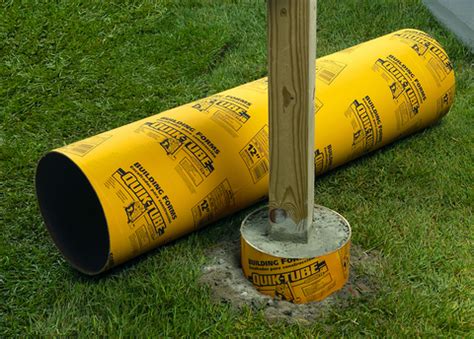 If you are in an area where the 10 ft. QUIKRETE (Common: 10-in; Actual: 9.5-in) Quik-Tube 48-in ...