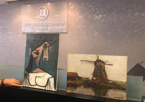 Greek Police Recover Picasso Mondrian Paintings Stolen In 2012