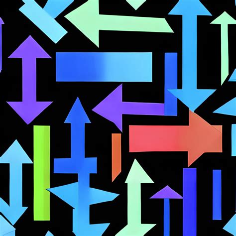 Colorful Abstract Arrows Poster Art Free Stock Photo Public Domain