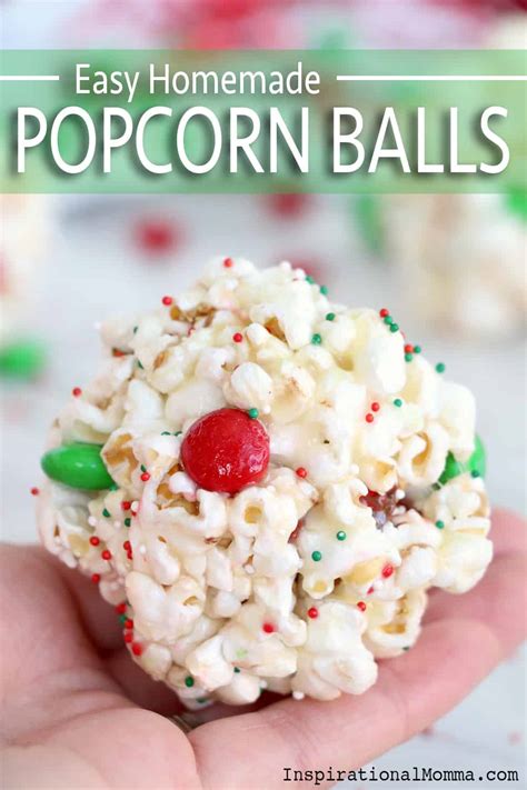 Easy Popcorn Balls Inspirational Momma