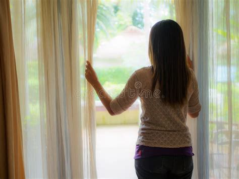 327 Person Looking Out Home Windows Stock Photos Free And Royalty Free