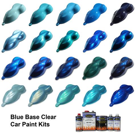 Blue Car Paint Colors Base Clear Car Paint Kits Ebay