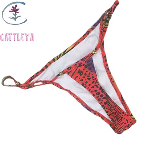 Cattleya Beachwear Bikini Bottom Swimwear Sexy Mini String Swimwear