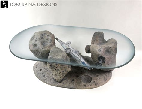 There are dozens of star wars coffee table books, but the new york times' in a galaxy, far, far, away still stands out. Millennium Falcon Coffee Table - Star Wars Asteroid Chase ...