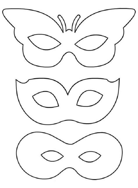 55 Moldes De Máscara De Carnaval Para Imprimir Costureira Em Sp