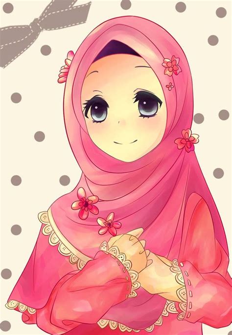 Image of cute muslim teacher clipart. Cute Hijab Cartoon Pic