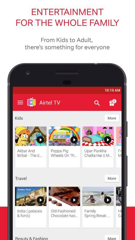 Don't worry about premium content get a lot of various genres. Airtel TV: Movies, TV series, Live TV APK Download - Free ...
