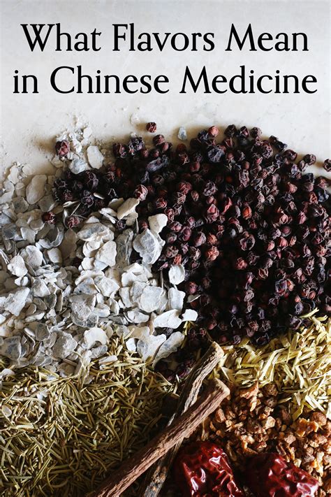 The Five Flavors In Traditional Chinese Medicine Five Flavors Herbs
