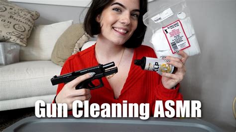 Asmr Gun Cleaning Tapping Sounds Clean My Gun With Me Asmrbyj