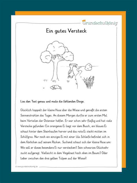 Lesetexte zum ausdrucken klasse 7 : Leseuebungen 2 Klasse Zum Ausdrucken