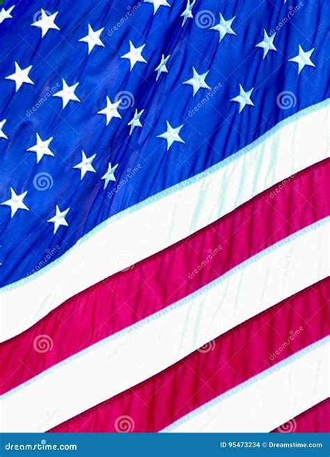 Stars And Stripes Of The American Flag Stock Photo Image Of