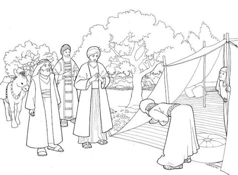 Some of the coloring page names are abram lot bible coloring coloring book, spanish the story of abraham sarah and issac 12pk size 6 x 6 abraham sarah story of, abraham and lot coloring at colorings to and, abraham and lot coloring at colorings to and, 24 isaac and rebekah coloring collection coloring, abraham and lot. God visits Abraham | Bible coloring pages, School coloring ...