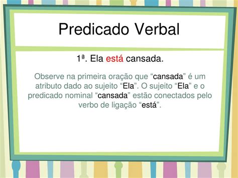 Atividades Predicado Verbal E Nominal