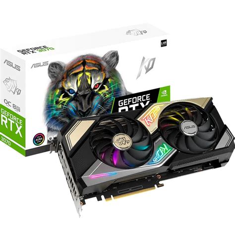 Placa De Video Asus Geforce Ko Rtx 3070 V2 Gaming Oc 8gb Gddr6 Lhr