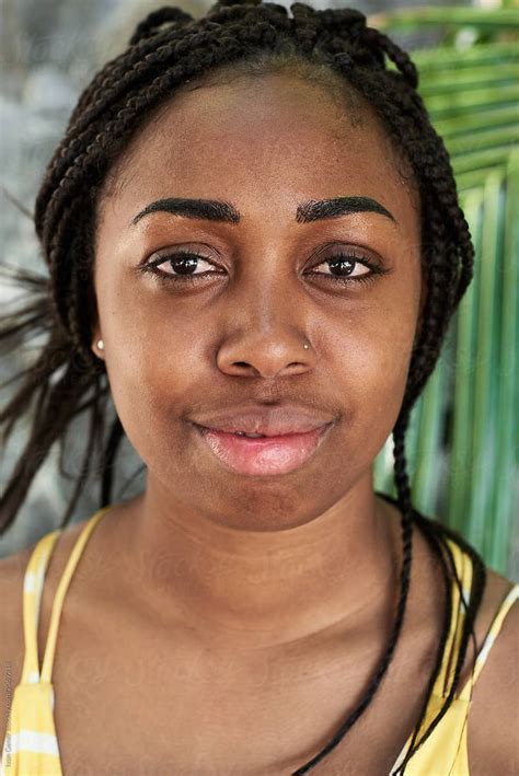 Black African Woman Jungle Portrait By Stocksy Contributor Ivan