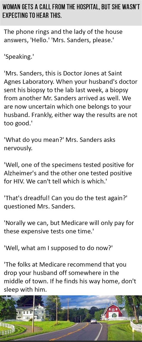 Whoever said that clean jokes can't be funny couldn't be more wrong. Medicare Diagnosis Joke :: Short Story Humor (Contains a ...