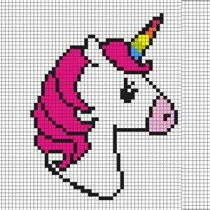 Tuto pixel art facile : Pixel Art par Tête à modeler en 2020 | Coloriage pixel art ...