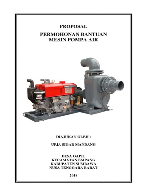 Bagi pengambilan pelatih januari 2019 peringkat pengajian sijil kemahiran malaysia (skm). Contoh Proposal Bantuan Alat Pertanian Pompa Air ...