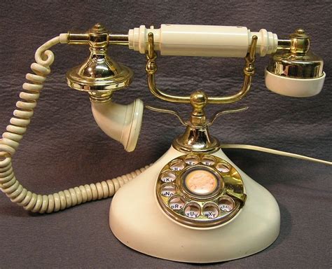 Vintage Rotary Dial French Princess Style Victorian Desk Phone Home Landline Victorian Desk