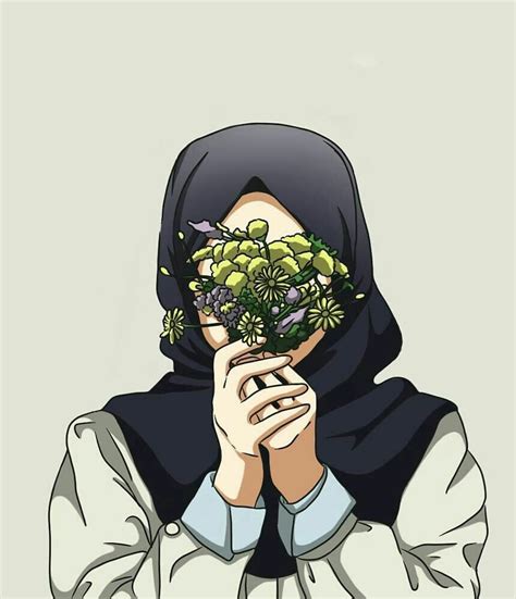 Anime muslimah panosundaki Pin
