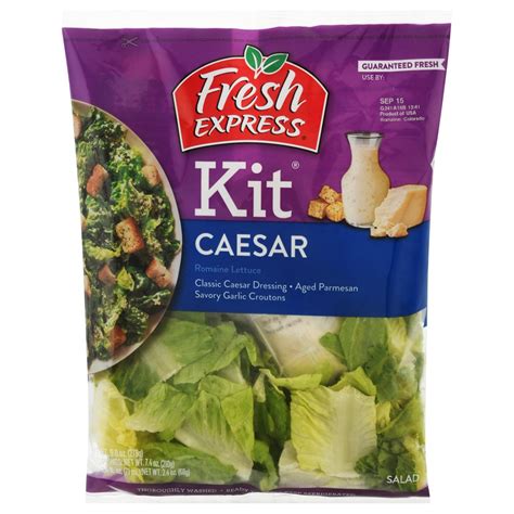 Fresh Express Caesar Salad Kit Shop Salads At H E B