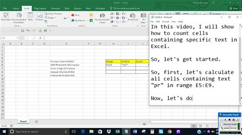 Excel Formula If Cell Contains Specific Text Then Count