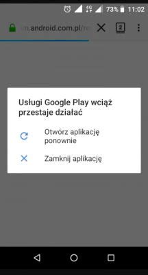 Googleplayservices #sklepplay @android.com.pl aplikacja usługi google play tak naprawdę na codzień jest dla nas niewidoczna. Usługi Google Play wciąż przestaje działać Samsung Galaxy A3