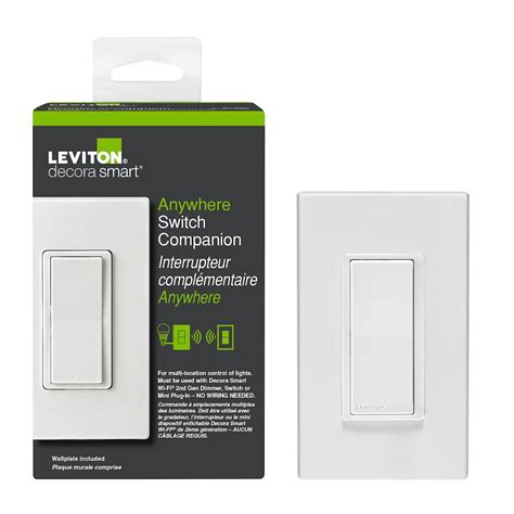 Leviton Decora Smart Wi Fi Anywhere Switch Companion In White The